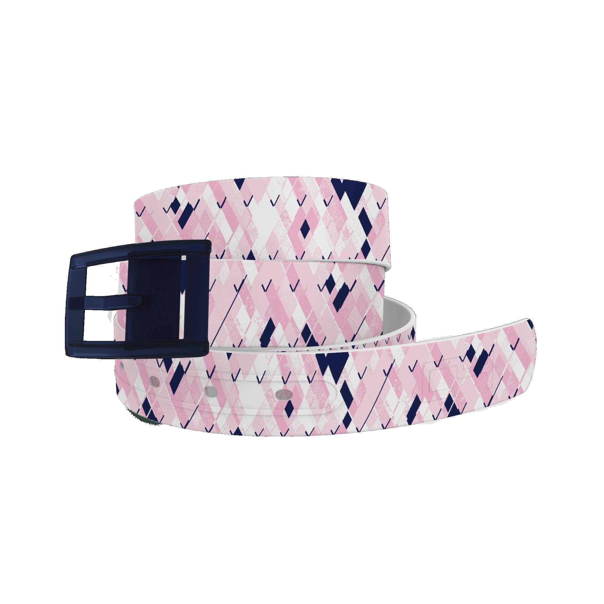 C4 Belt San Soleil Carlyle Blush Navy Belt with Navy Buckle Combo