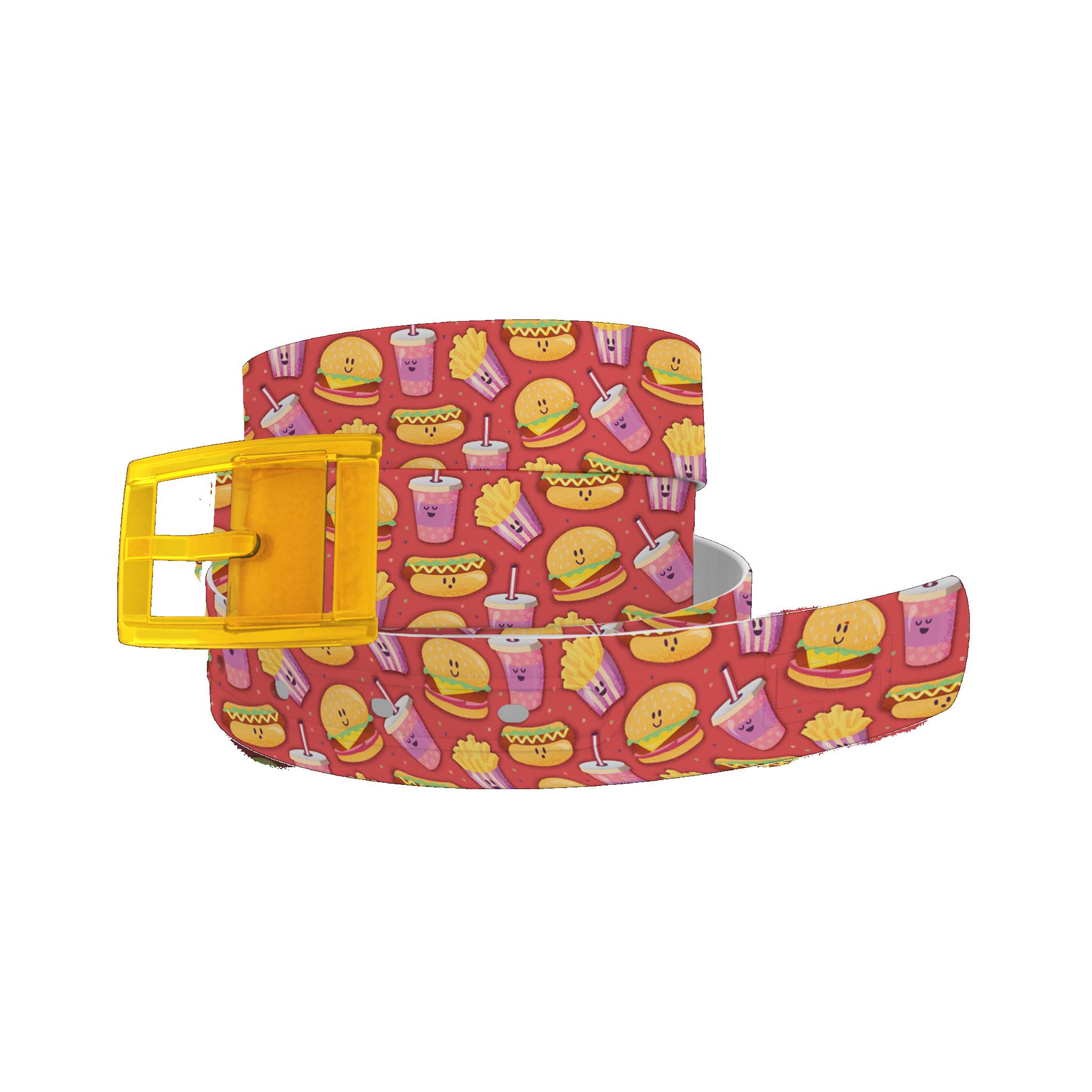 4-119315 C4 Belt Fast Food Belt with Yellow Buckle Combo sku 4-119315