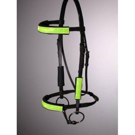 Tough-1 Reflective 4-piece Halter/Bridle Tubing Kit