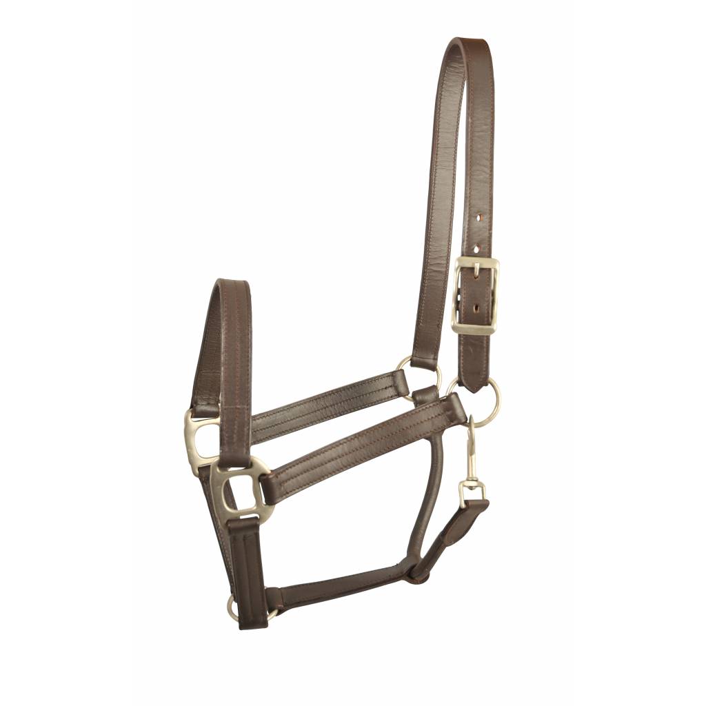 Gatsby Triple Stitched Leather Halter