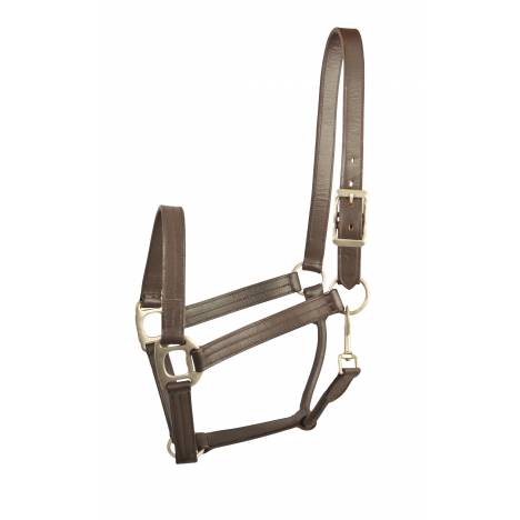 Gatsby Triple Stitched Leather Halter