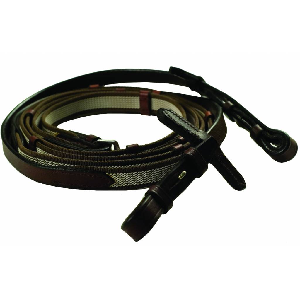 Gatsby Rubber Grip Web Reins