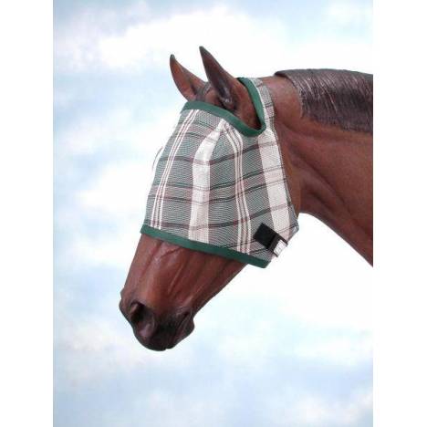 Tough-1 Plaid Mesh Fly Mask