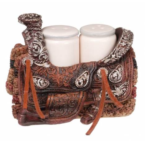 Gift Corral Western Saddle Salt & Pepper