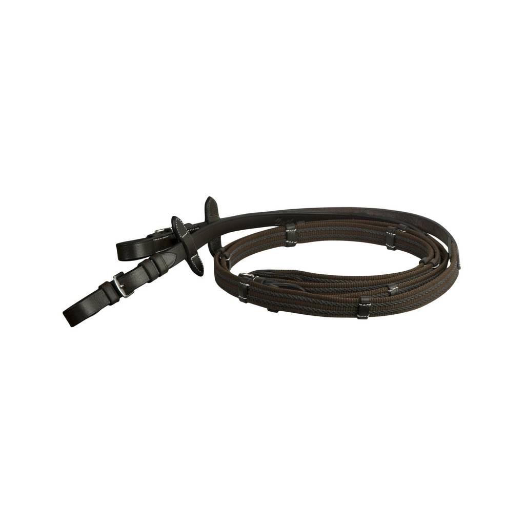 Da Vinci Web Anti-Slip Reins with Buckle Ends