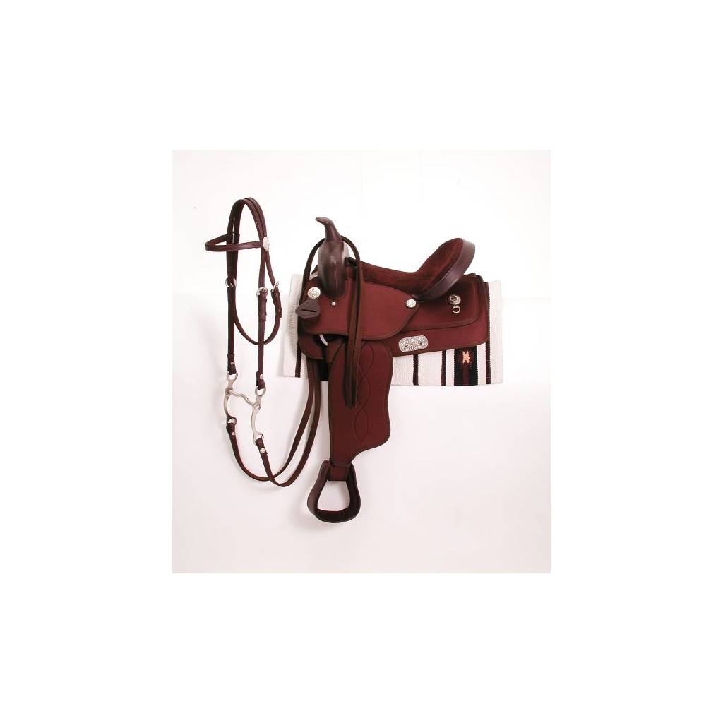 King Series Synthetic Pony Saddle Package