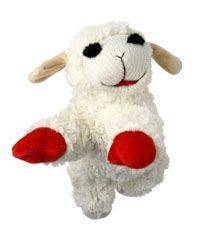 MultiPet Mini Lamb Chop Dog Toy