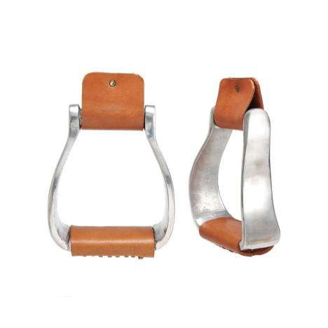 Kelly Silver Star Curved Aluminum Stirrup Irons