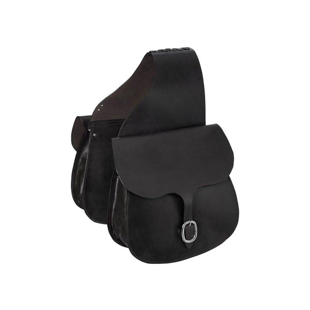 Tough-1 Leather Saddle Bag