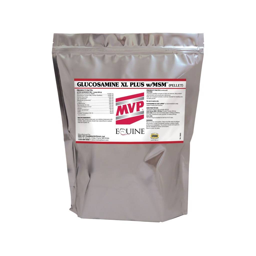 MVP Glucosamine XL Plus with MSM (Pellets)