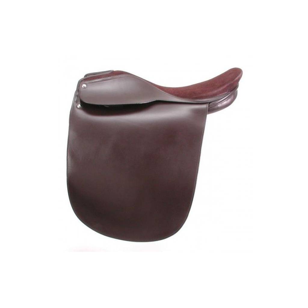 EquiRoyal Liberty Lane Fox Suede Seat Show Saddle