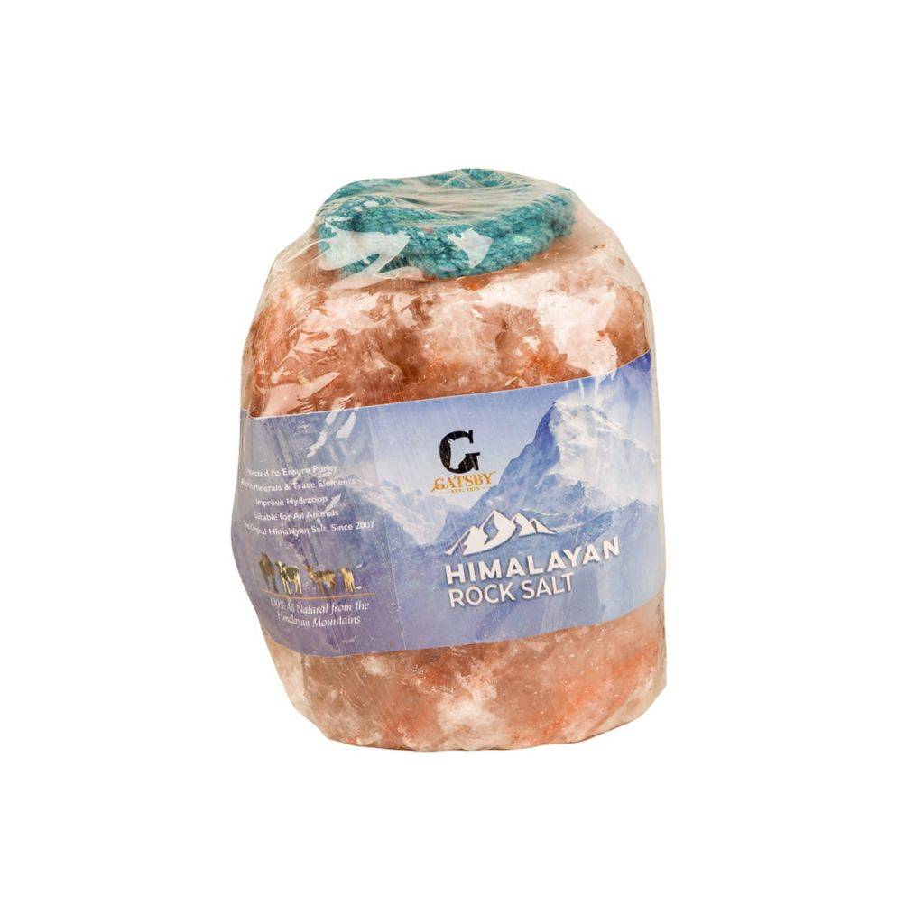 Gatsby 100% Natural Himalayan 7lb Rock Salt with 40" Rope