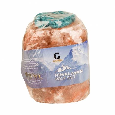 Gatsby 100% Natural Himalayan 7lb Rock Salt with 40" Rope