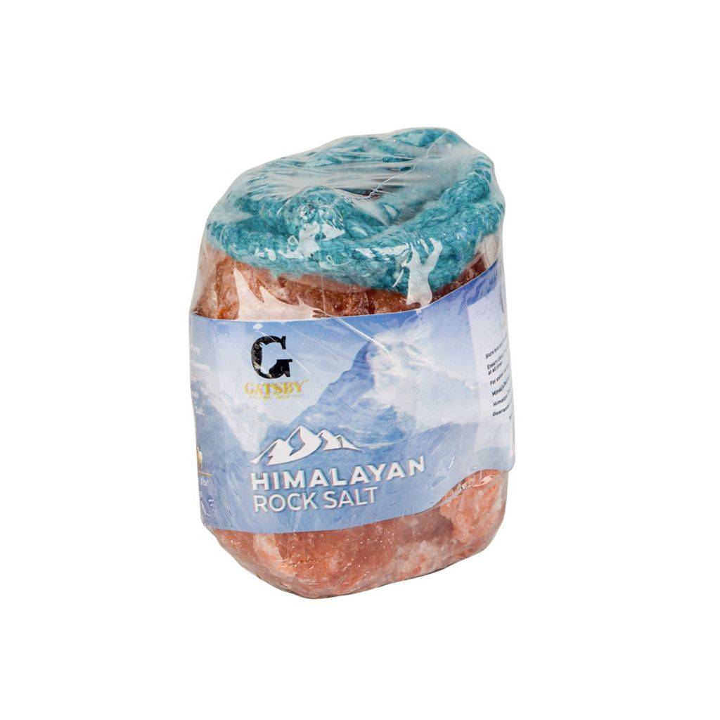 Gatsby 100% Natural Himalayan 2lb Rock Salt with 36" Rope