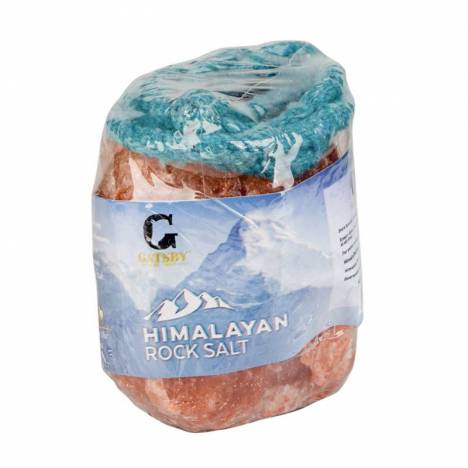 Gatsby 100% Natural Himalayan 2lb Rock Salt with 36" Rope