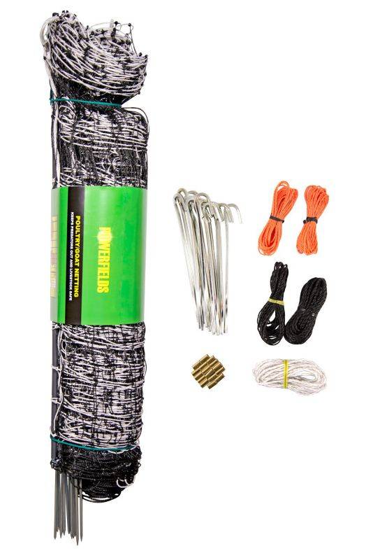 Powerfields Poultry and Goat Nettingwith Posts