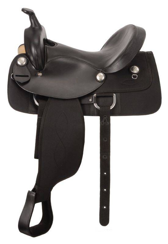 King Series Gaited SQ Synthetic Saddle 16.5