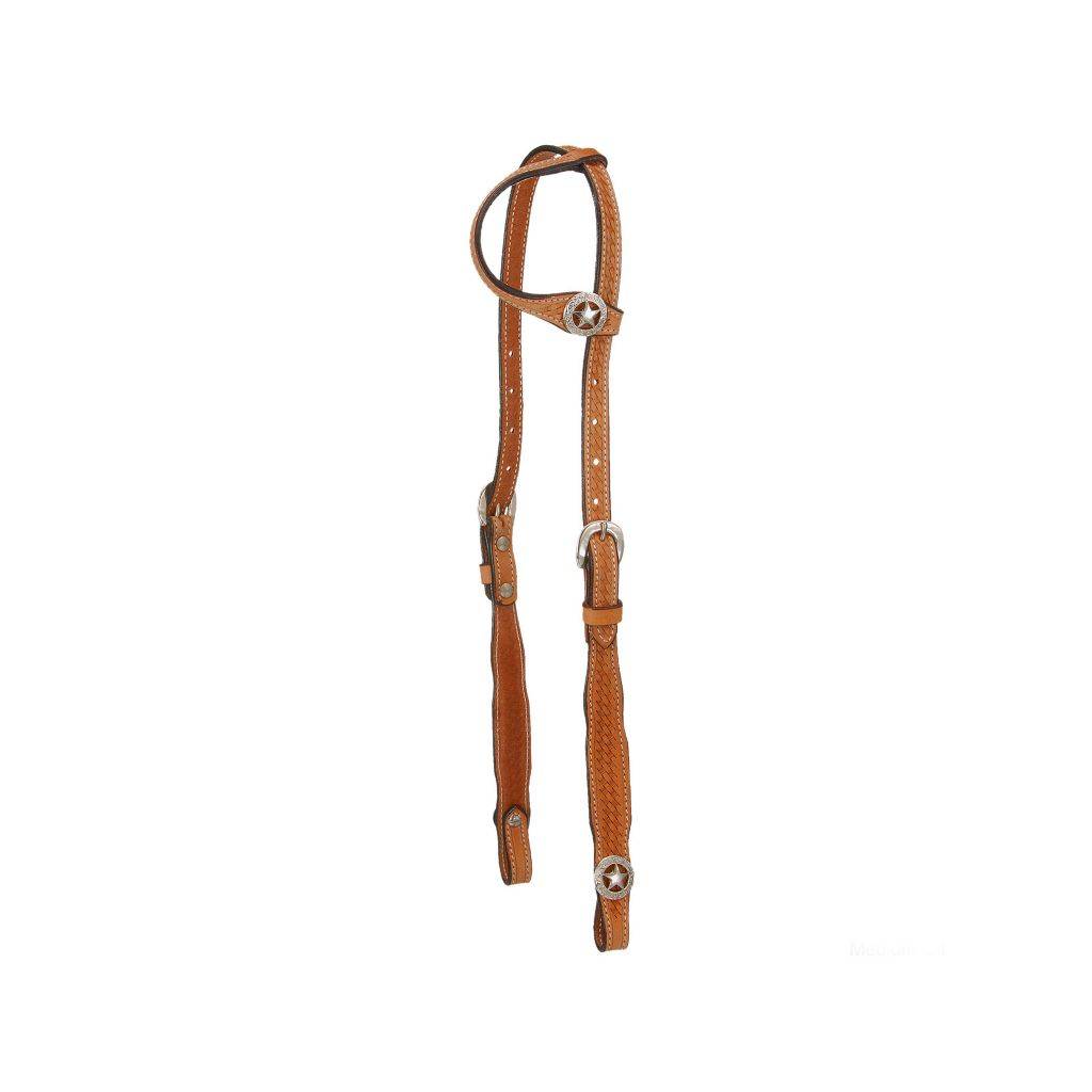 Royal King Square Cheek Single Ear Headstall