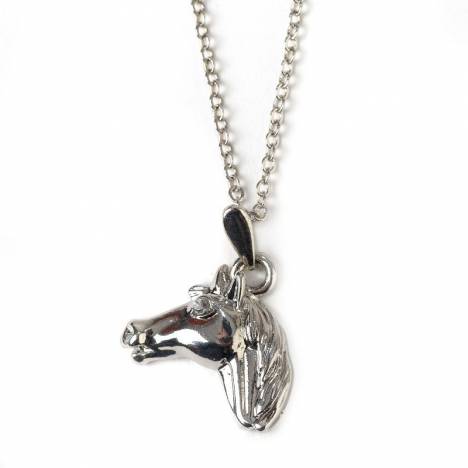 AWST Int'l Horse Head Pendant Necklace with Cowboy Hat Gift Box