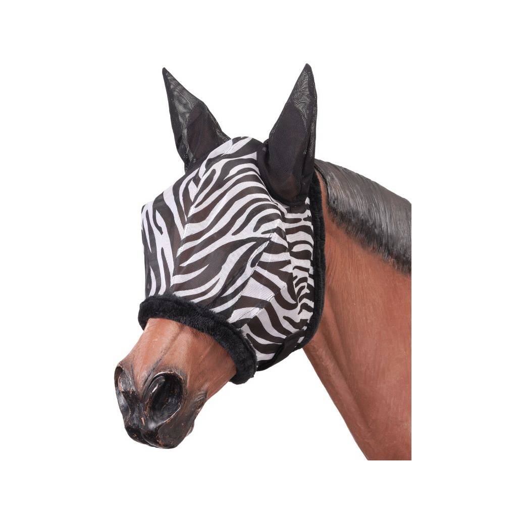 Tough1 Zebra Mesh Fly Mask