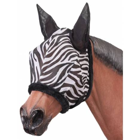 Tough1 Zebra Mesh Fly Mask