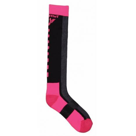 Tuffrider Ventilated Neon Knee Socks - Ladies