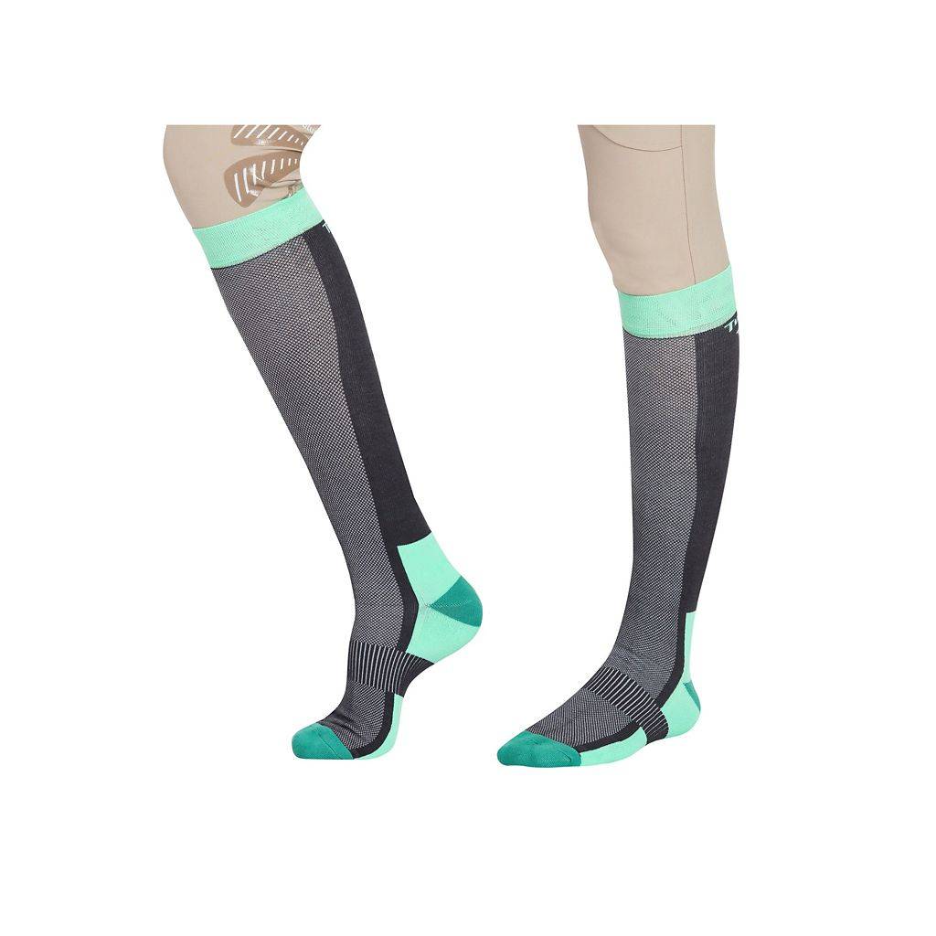 Tuffrider Ventilated Neon Knee Socks - Ladies