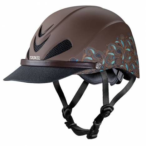 Troxel Dakota Duratec Western Helmet - Turquoise Paisley