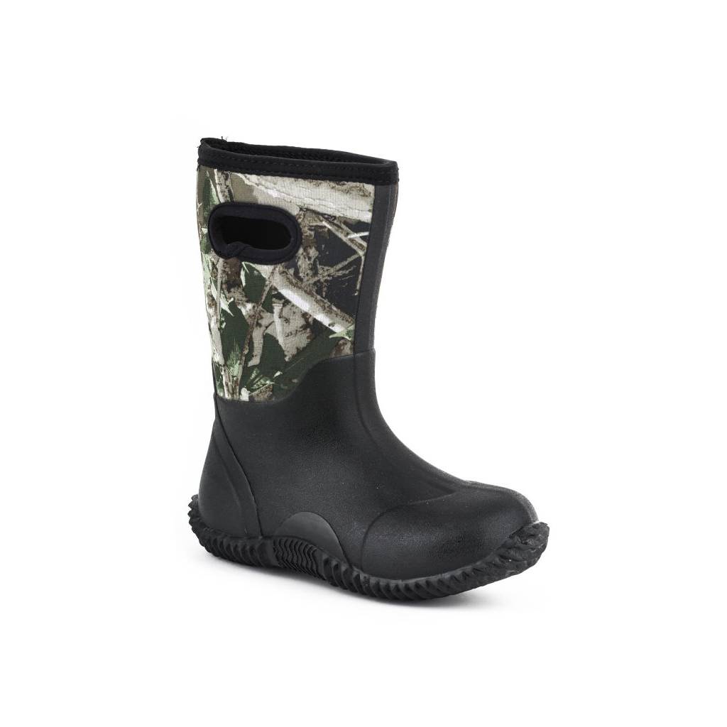 Roper Barnyard Camo Neoprene Barn Boot- Kid's