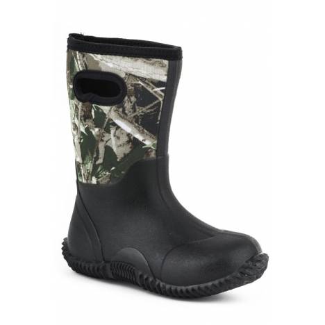 Roper Barnyard Camo Neoprene Barn Boot- Kid's