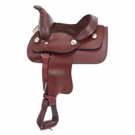 King Series Miniature Western Saddle - Smooth