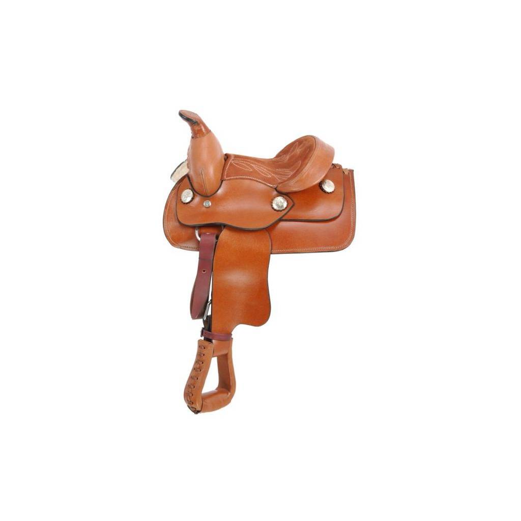 King Series Miniature Western Saddle - Smooth