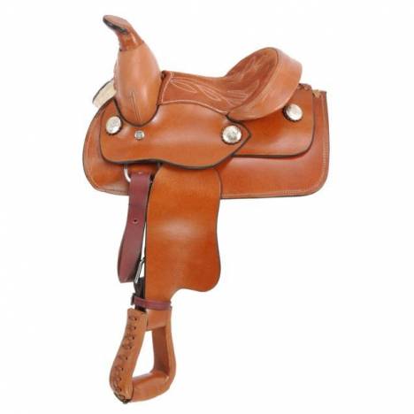 King Series Miniature Western Saddle - Smooth