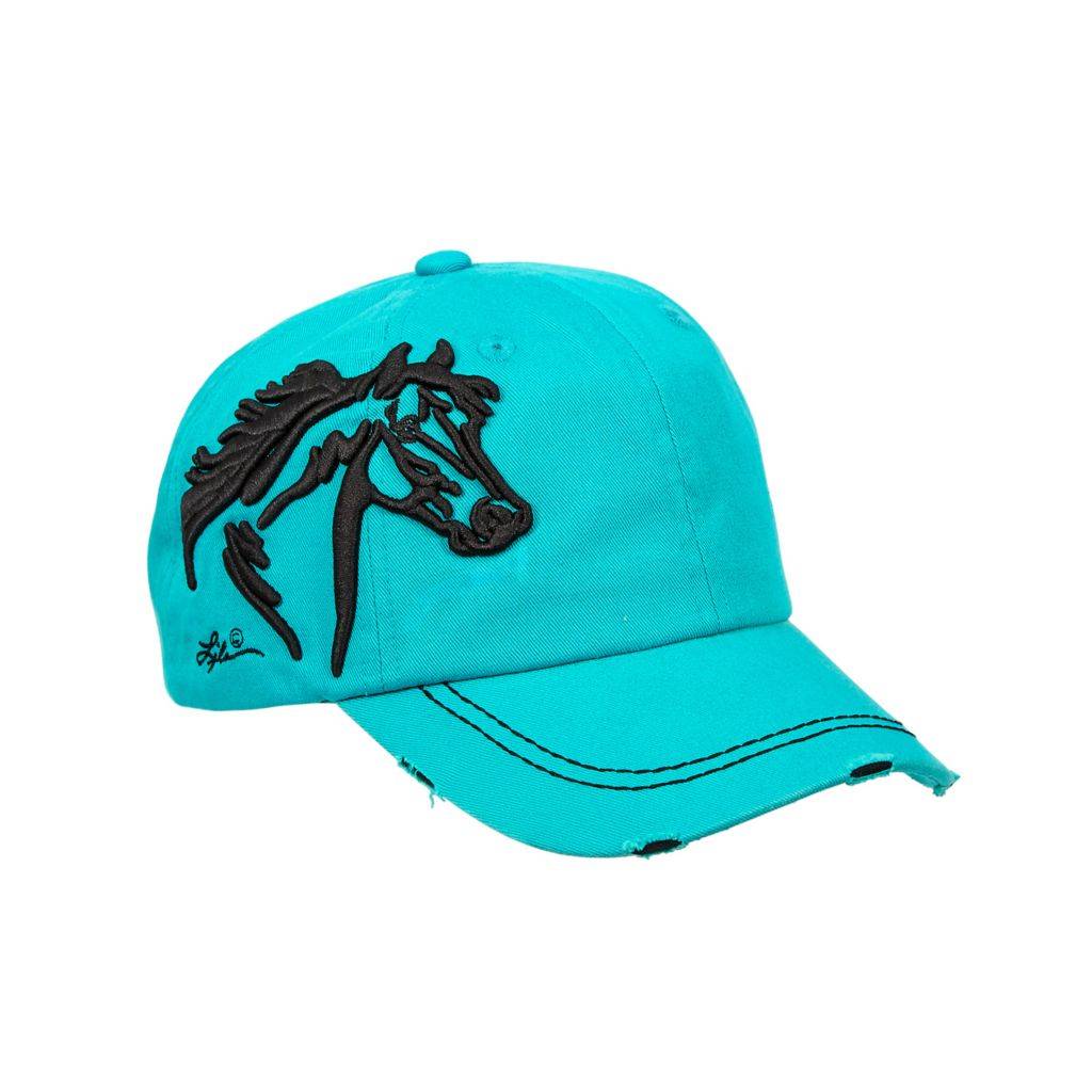 AWST Int'l Lila 3D Horse Head Cap