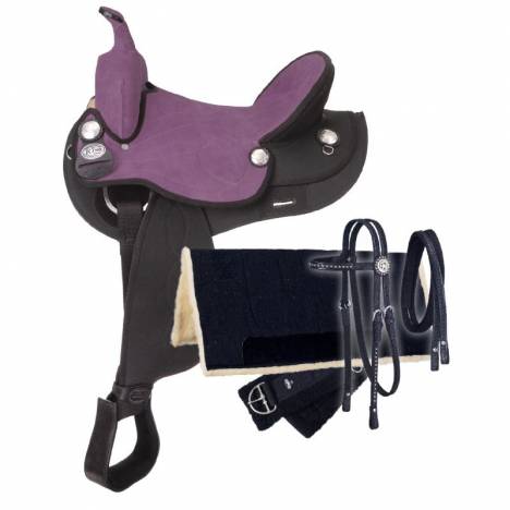 Tough1 Eclipse Rnd 5-Pc Trail Deluxe Saddle Pkg