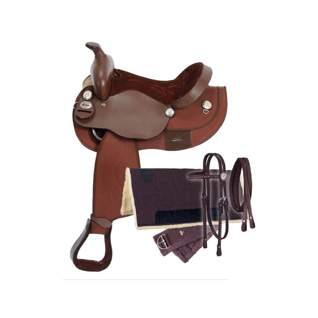 Eclipse by Tough1 Krypton Round Skirt Trail Saddle Package