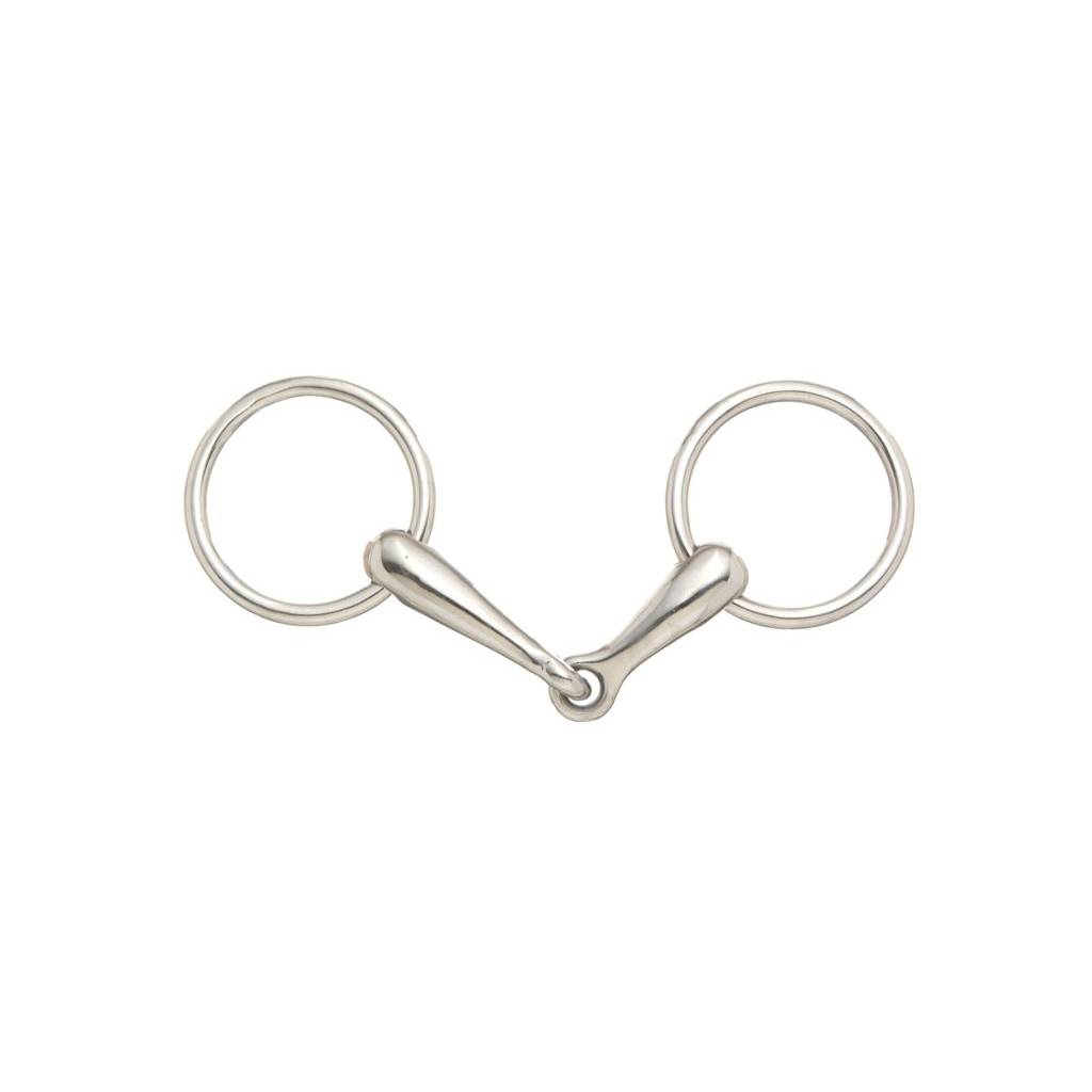 Kelly Silver Star Smooth Snaffle Stainless Steel Bit