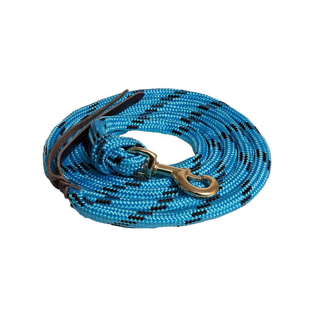 Mustang Poly Cowboy Lead Rope with 7/8" Brass Plated Bolt Snap