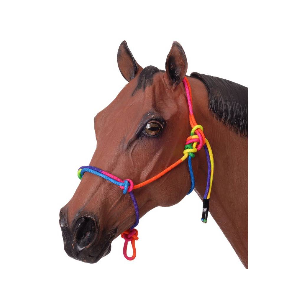 Tough-1 Multi-Colored Miniature Rope Halter