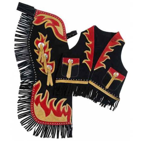 Tough-1 Kids Flames Chap & Vest