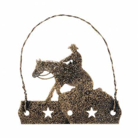 Tough-1 Equine Motif Ornament With Glitter Finish - Reiner