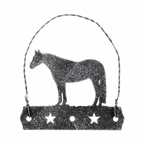 Tough 1 Equine Motif Glitter Finish Ornament - Quarter Horse