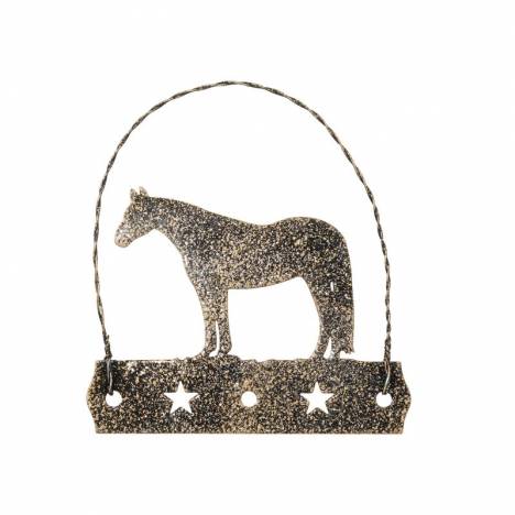 Tough 1 Equine Motif Glitter Finish Ornament - Quarter Horse