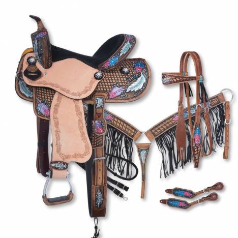 Tough1 Delilah Collection 5 Piece Saddle Package