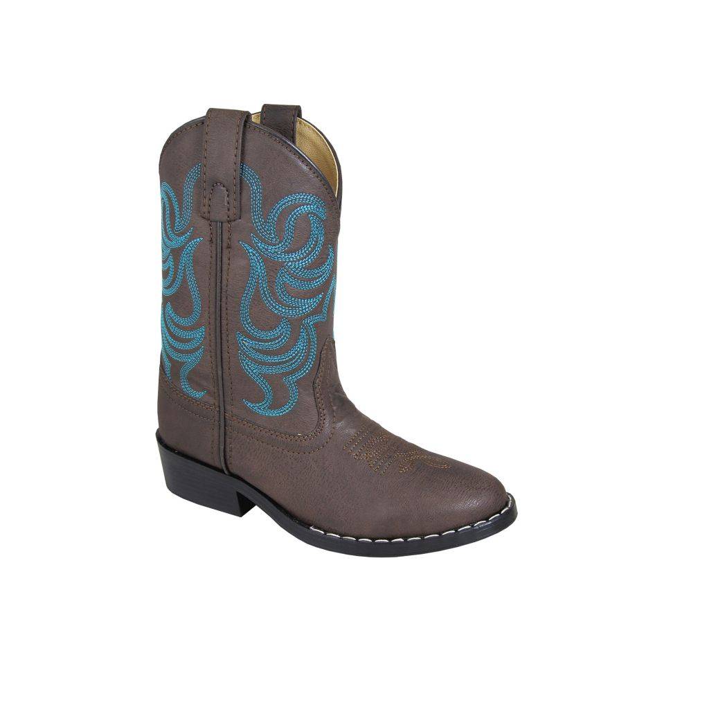 Smoky Mountain Monterey Boots - Childrens - Brown/Blue