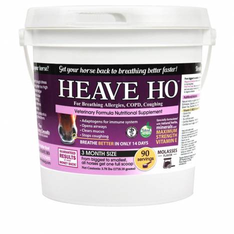 Equine Medical HEAVE HO Horse Supplement For Allergies,COPD,Coughing