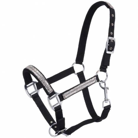 Tough 1 Miniature Adjustable Crystal Overlay Nylon Halter