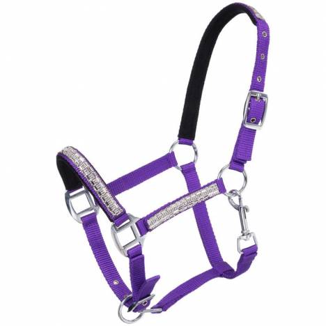 Tough 1 Miniature Adjustable Crystal Overlay Nylon Halter