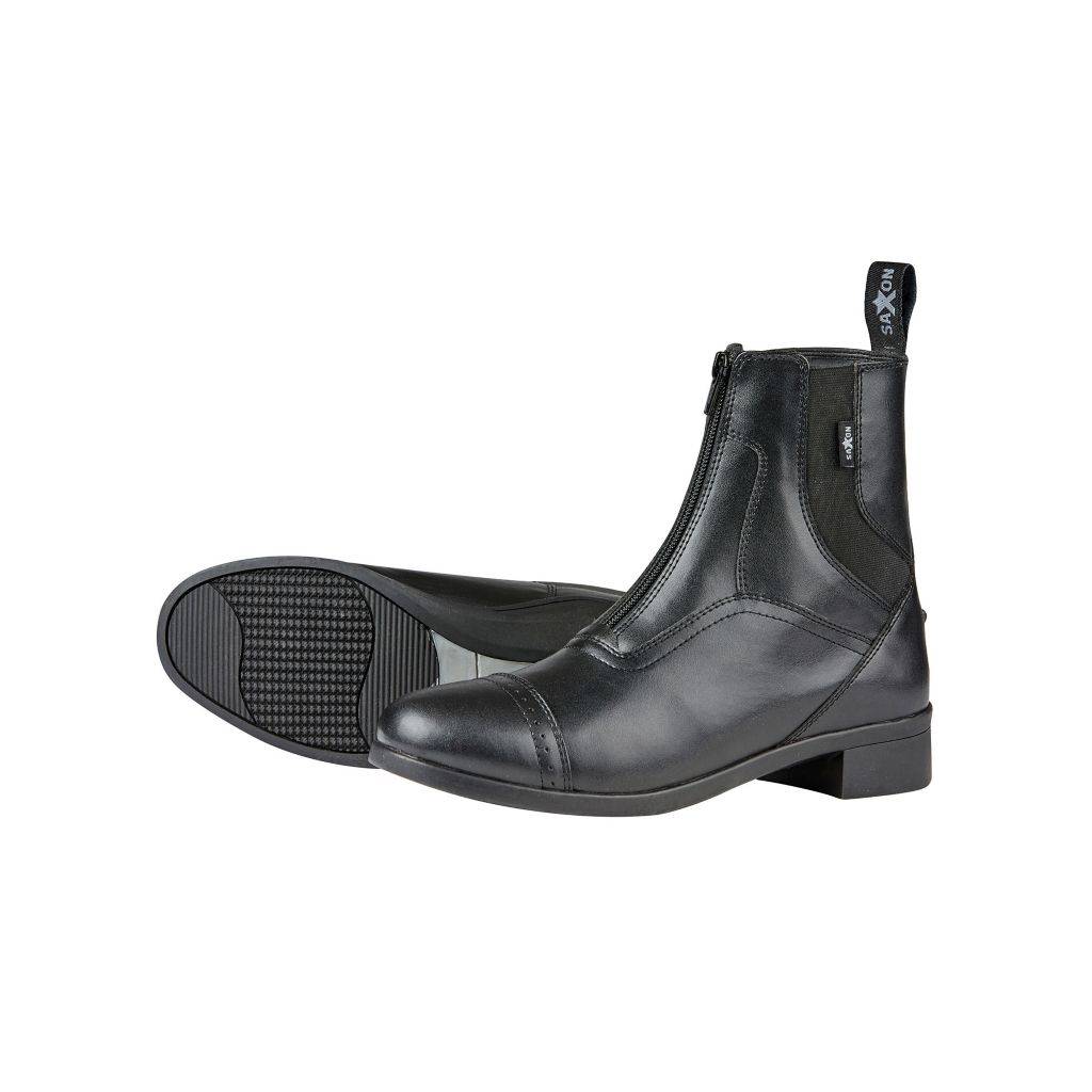 Saxon Syntovia Zip Paddock Boots-Kids