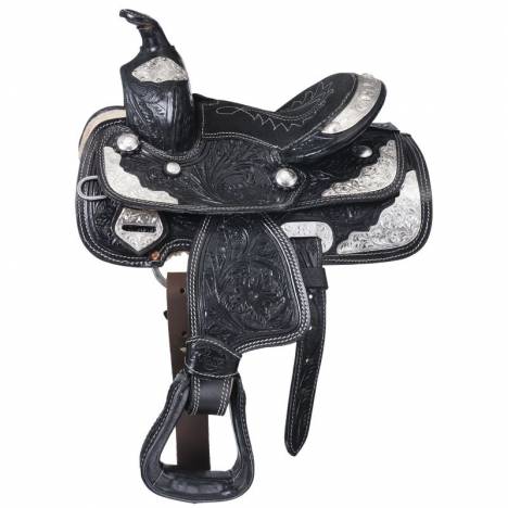 Tough1 Miniature Mccoy Trail Saddle With Silver Package